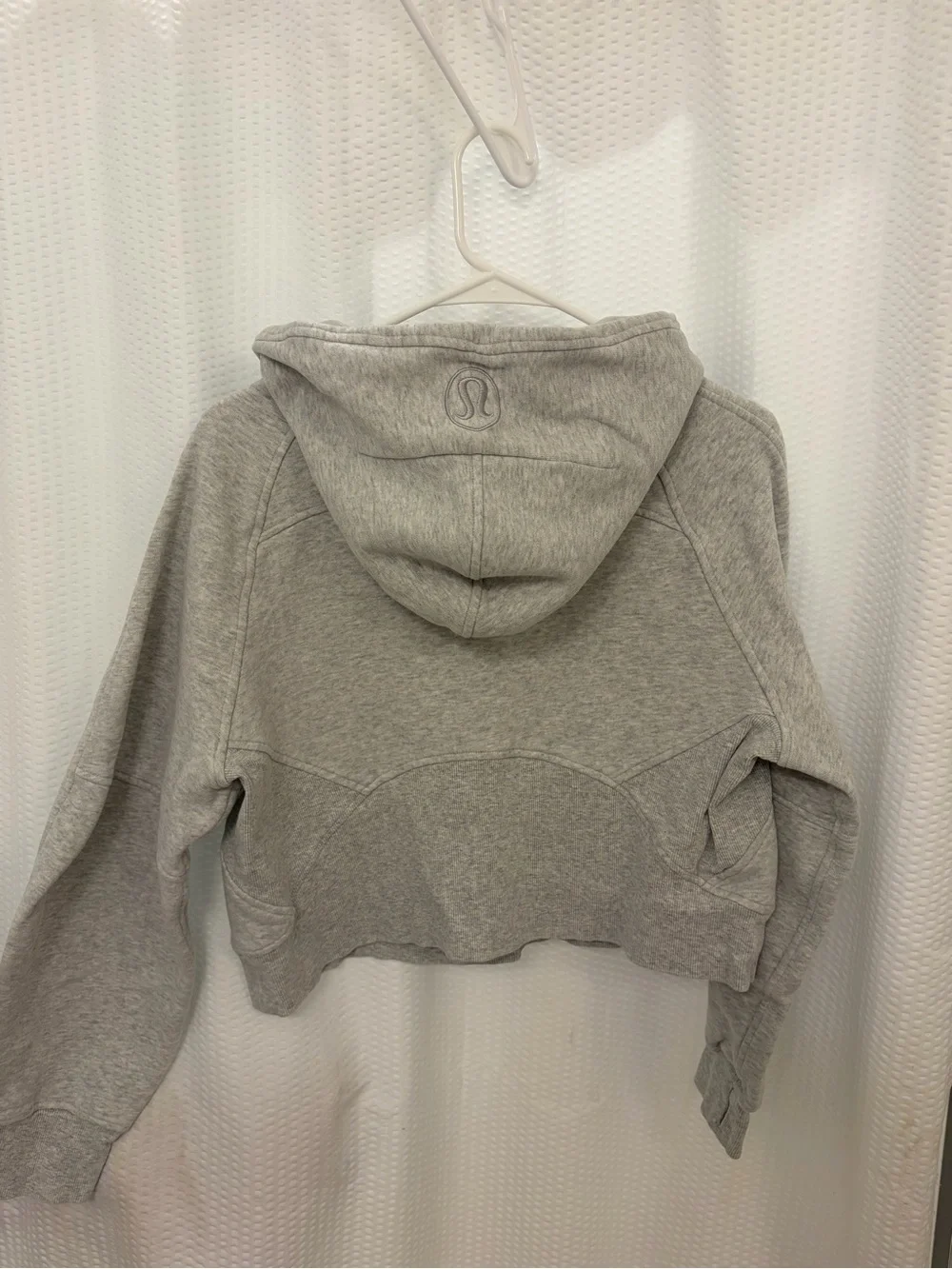 Lululemon scuba half-zip hoodie • size XS/S • heathered gray